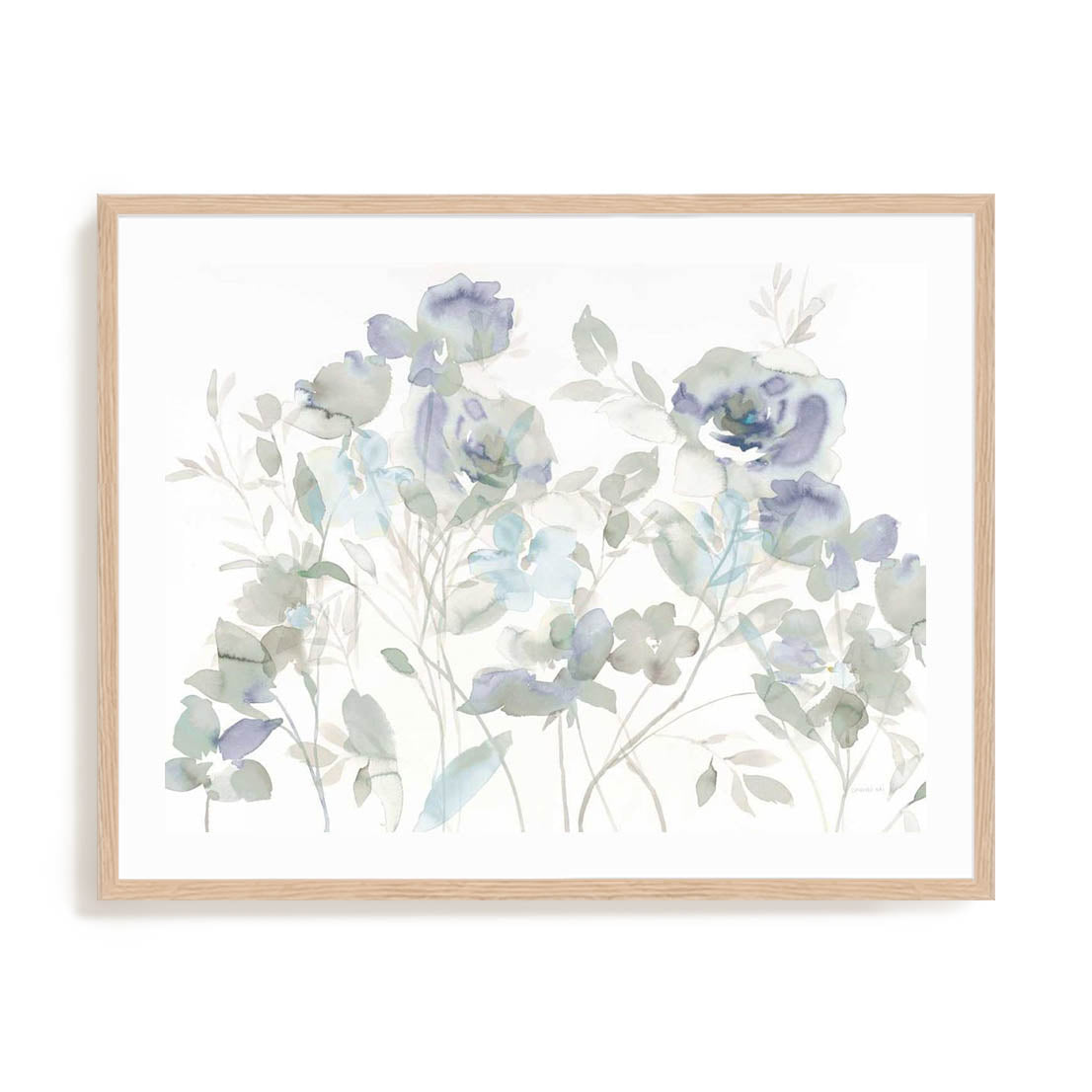 Cool Roses Shadows Wall Art