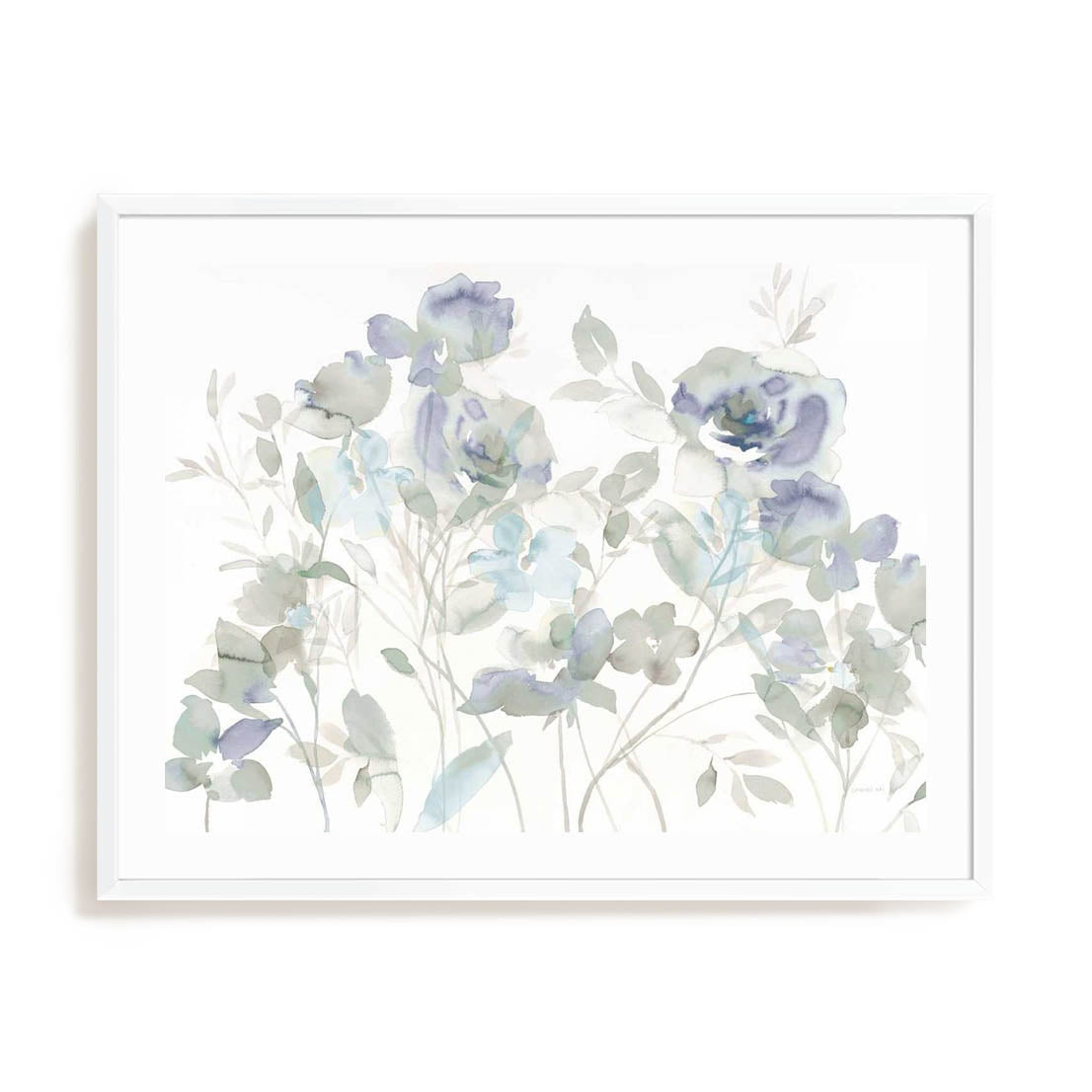 Cool Roses Shadows Wall Art