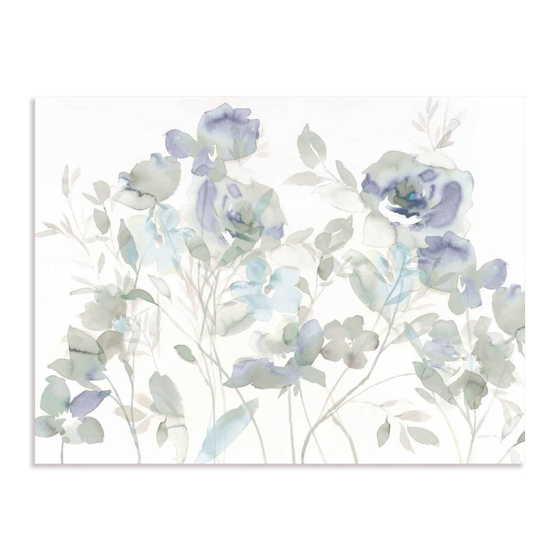 Cool Roses Shadows Wall Art