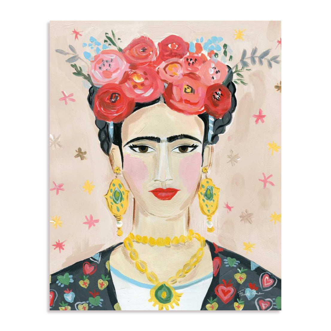 Homage to Frida Neutral Wall Art