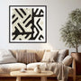 Kuba Cloth I Sq II Neutral Wall Art