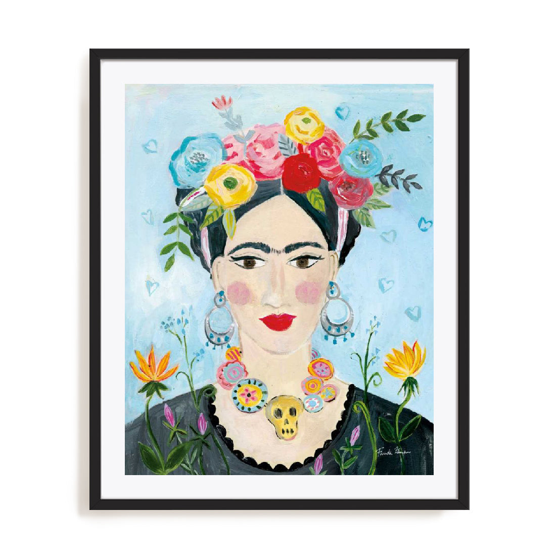 Homage to Frida II Wall Art