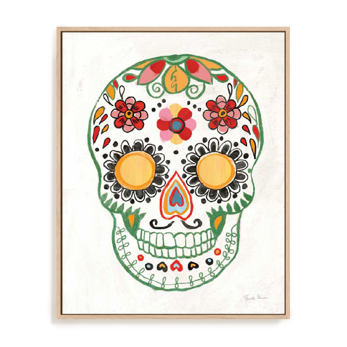 Homage to Frida III Wall Art