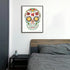 Homage to Frida III Wall Art