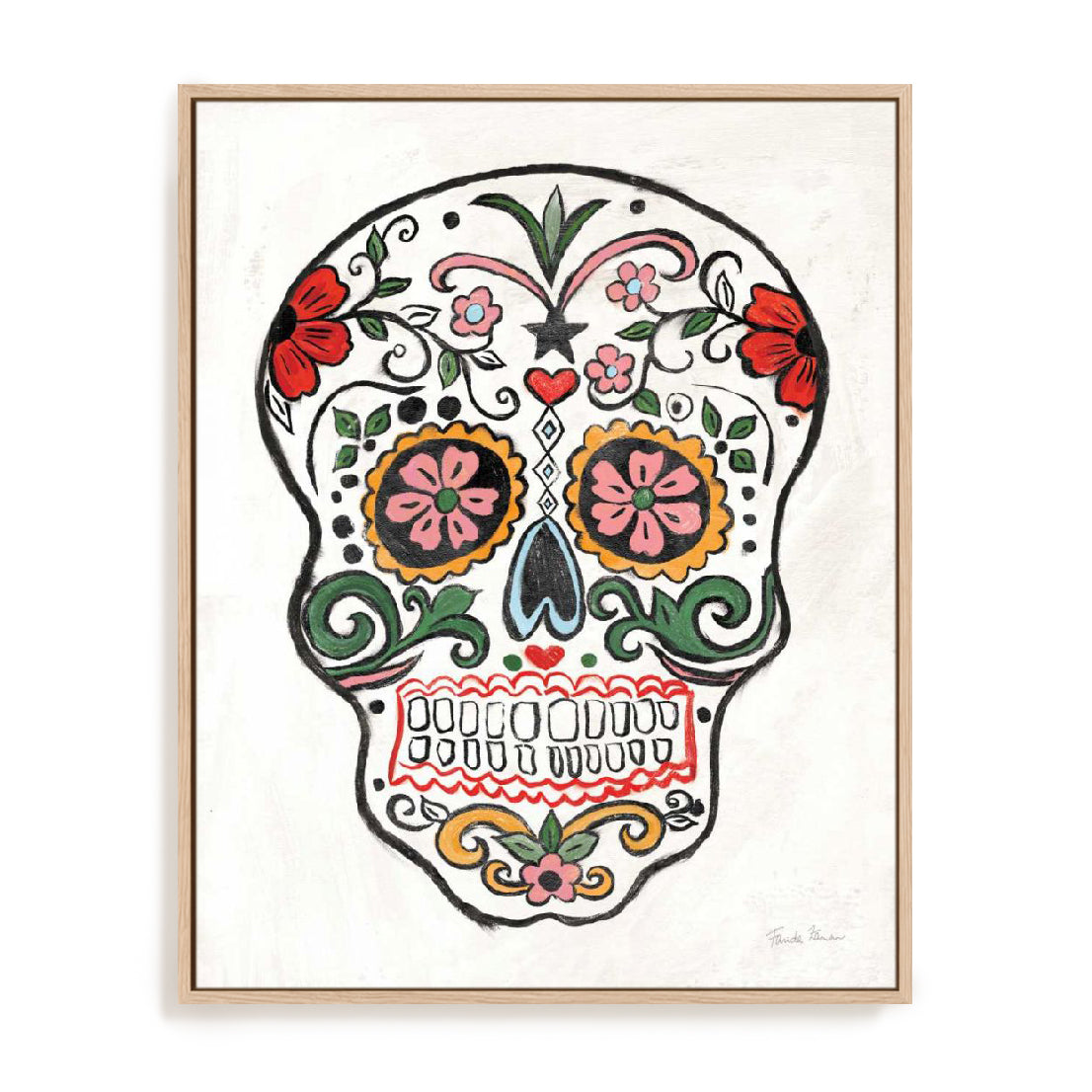 Homage to Frida V Wall Art
