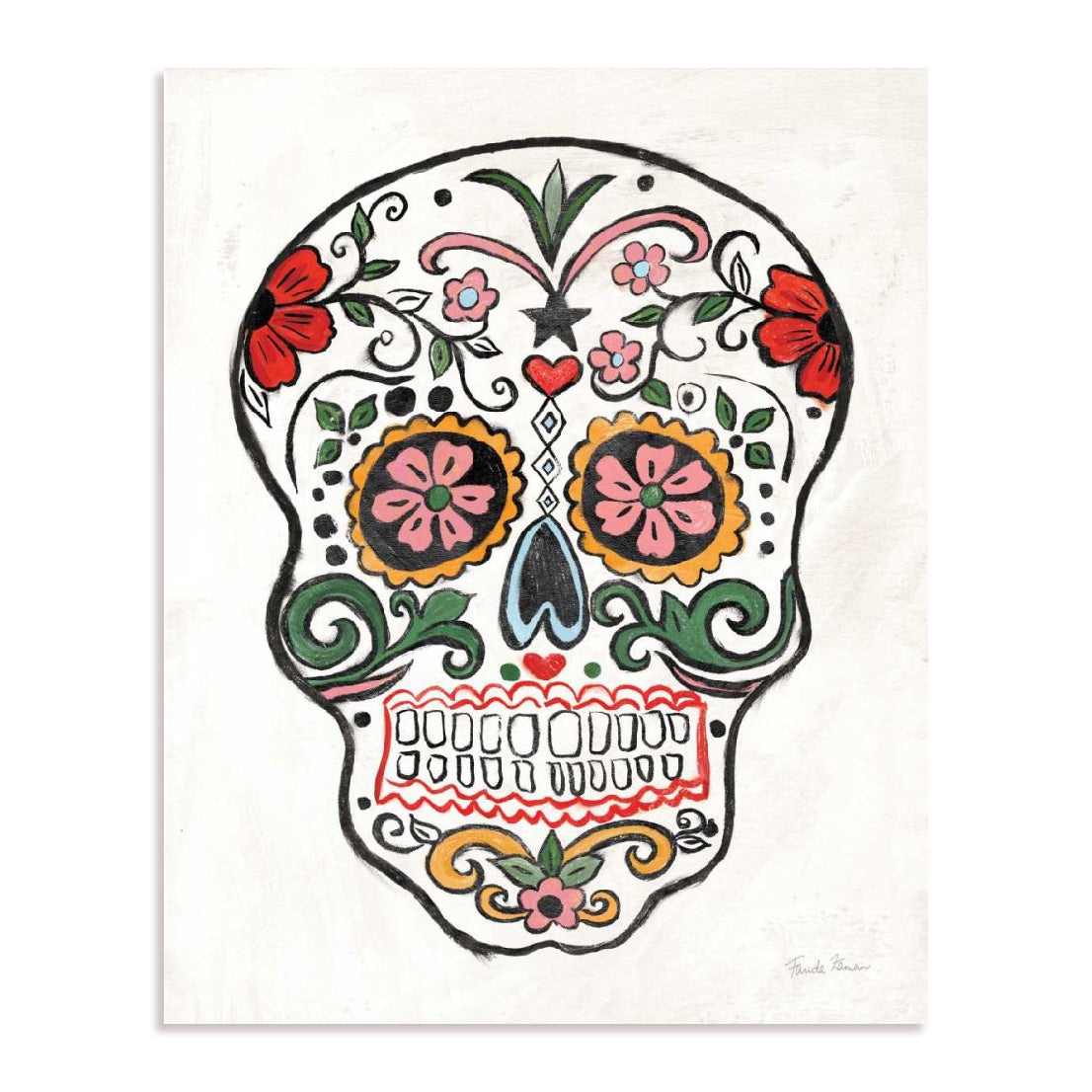Homage to Frida V Wall Art