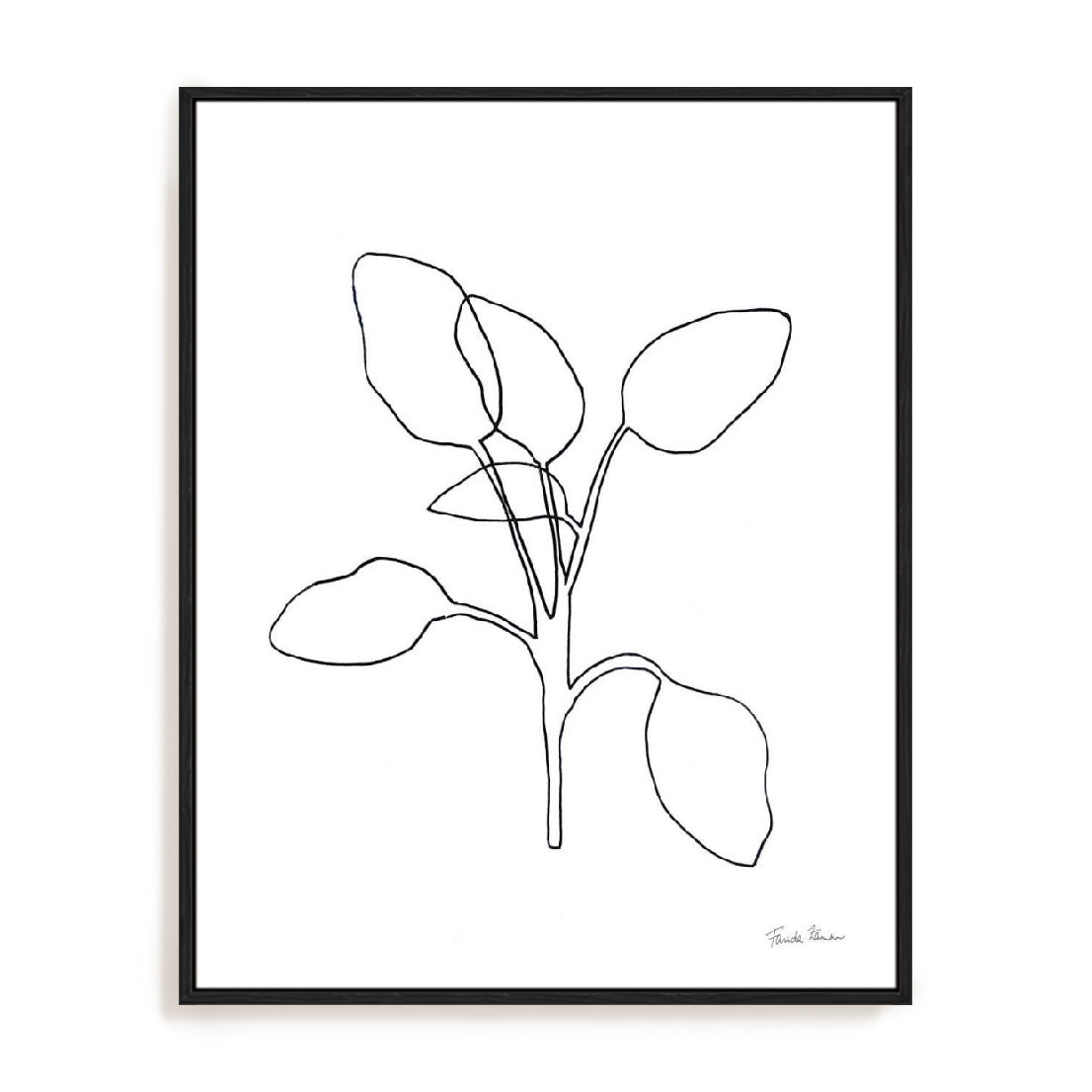 Doodle Leaves III Wall Art
