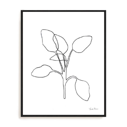 Doodle Leaves III Wall Art