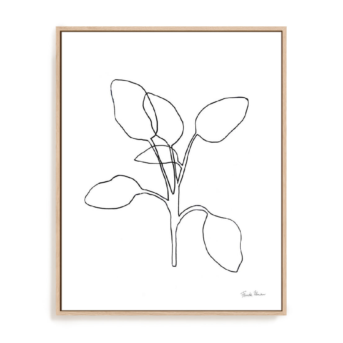 Doodle Leaves III Wall Art