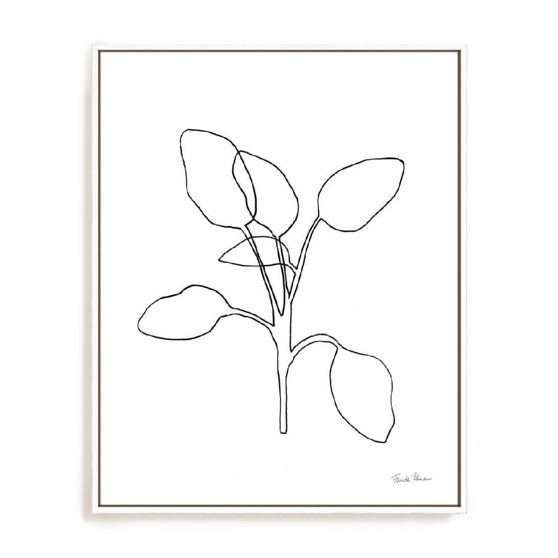 Doodle Leaves III Wall Art
