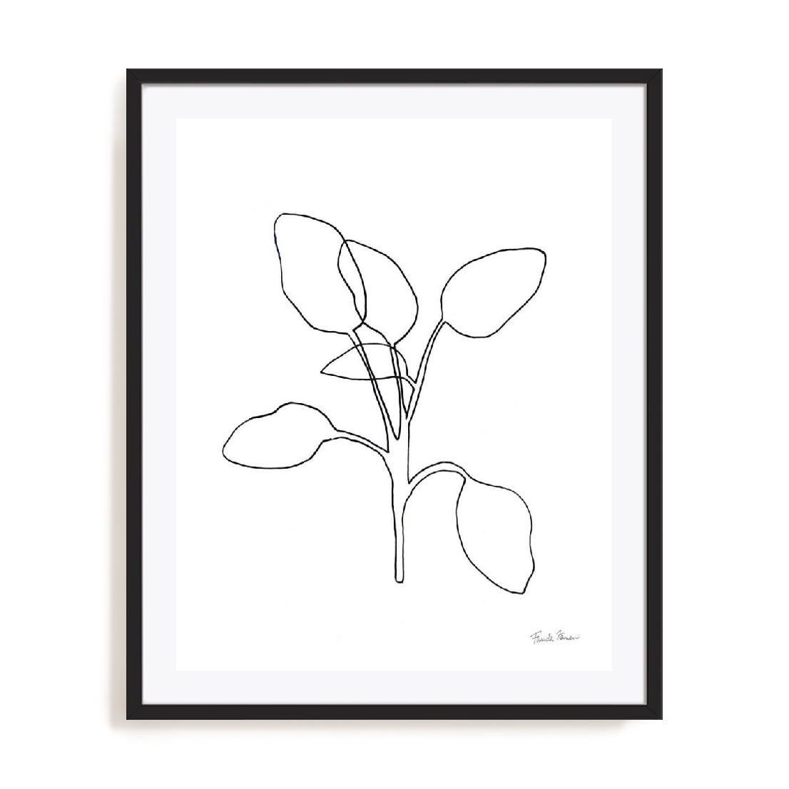 Doodle Leaves III Wall Art