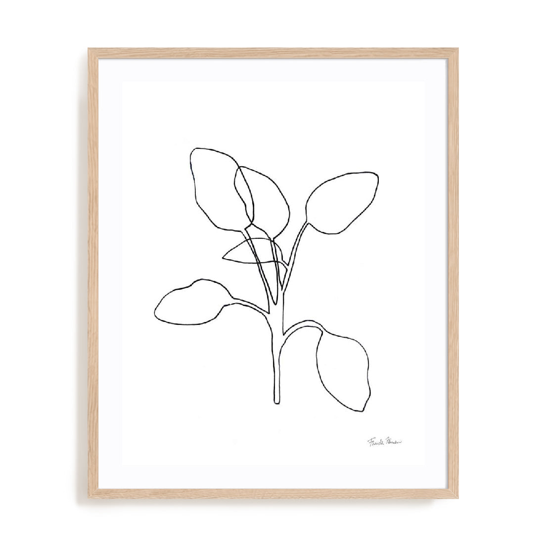 Doodle Leaves III Wall Art