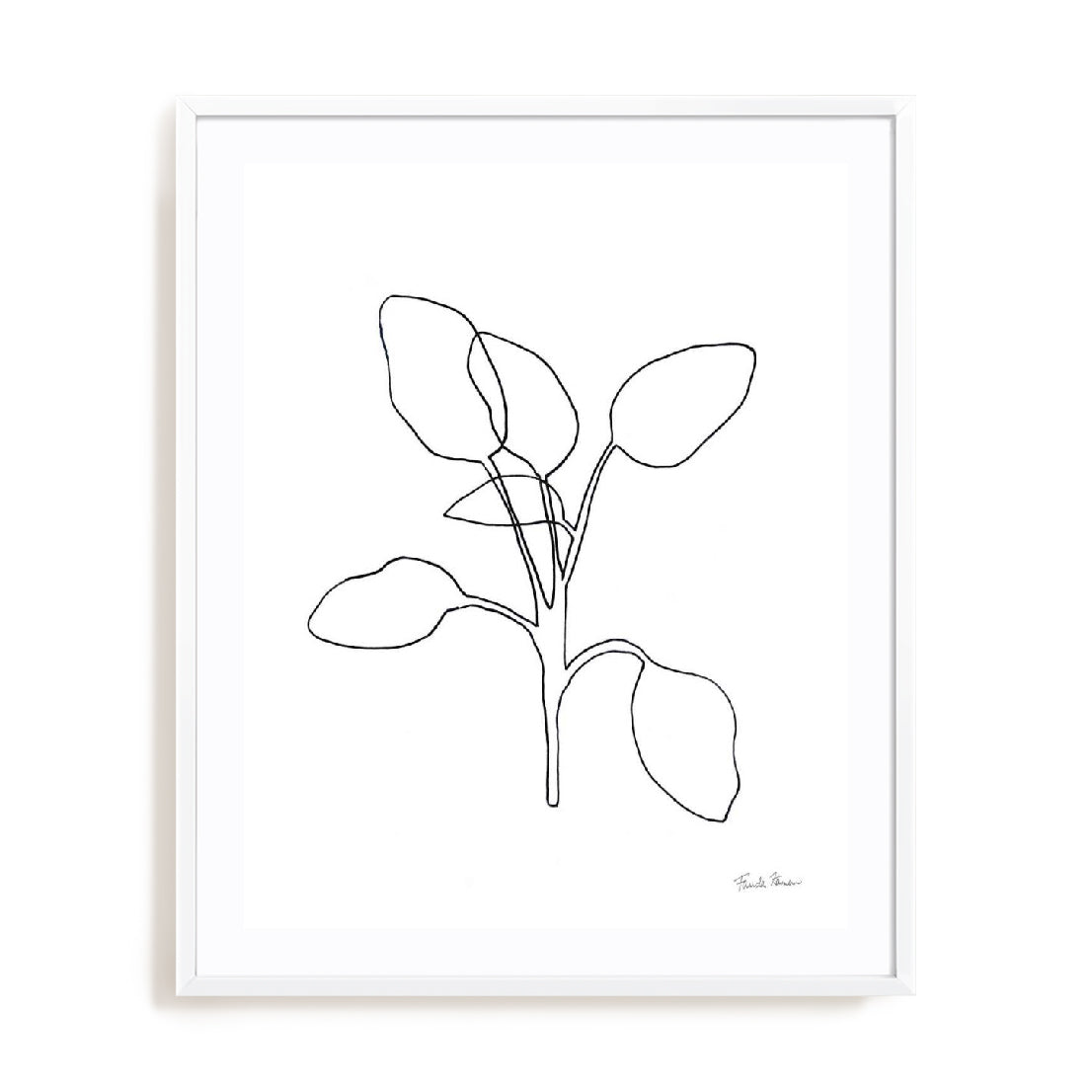Doodle Leaves III Wall Art