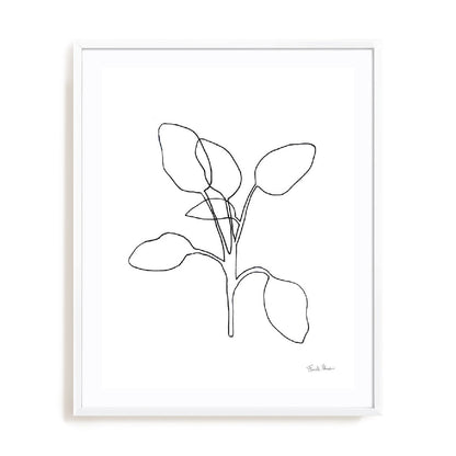 Doodle Leaves III Wall Art