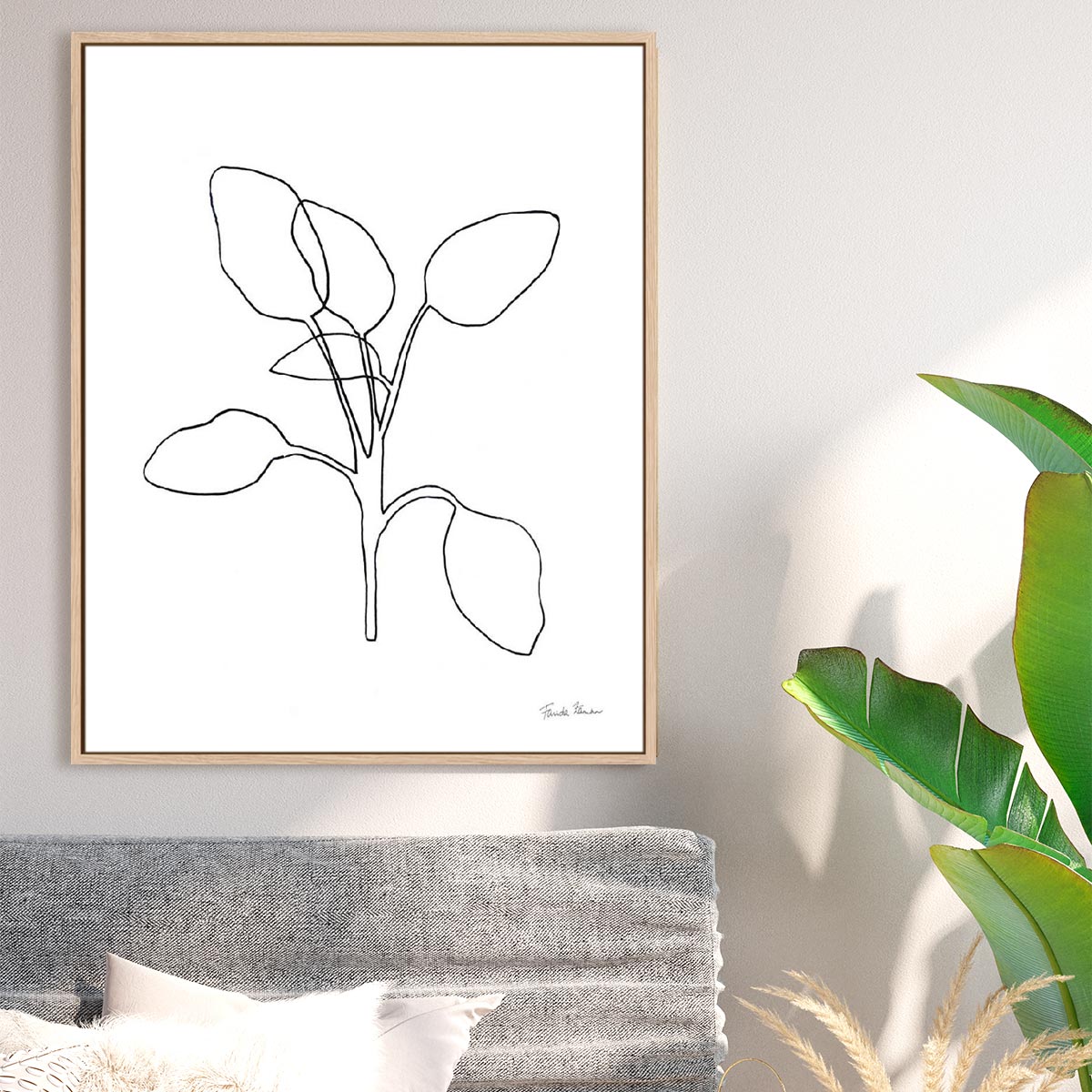 Doodle Leaves III Wall Art