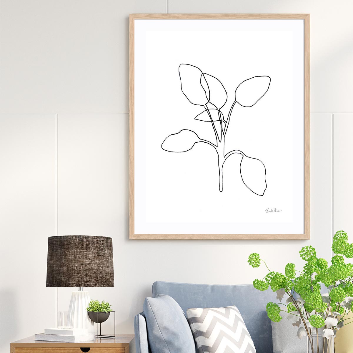 Doodle Leaves III Wall Art