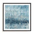 Rain Abstract IV Blue Silver Wall Art