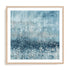 Rain Abstract IV Blue Silver Wall Art