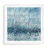 Rain Abstract IV Blue Silver Wall Art
