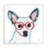 Bespectacled Dog Wall Art