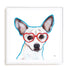 Bespectacled Dog Wall Art