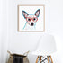 Bespectacled Dog Wall Art