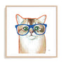Bespectacled Cat Wall Art