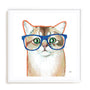 Bespectacled Cat Wall Art