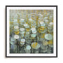 Rain Drops Yellow Wall Art