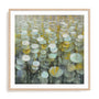 Rain Drops Yellow Wall Art