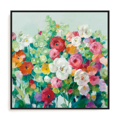 June Beauties Pale Blue Wall Art