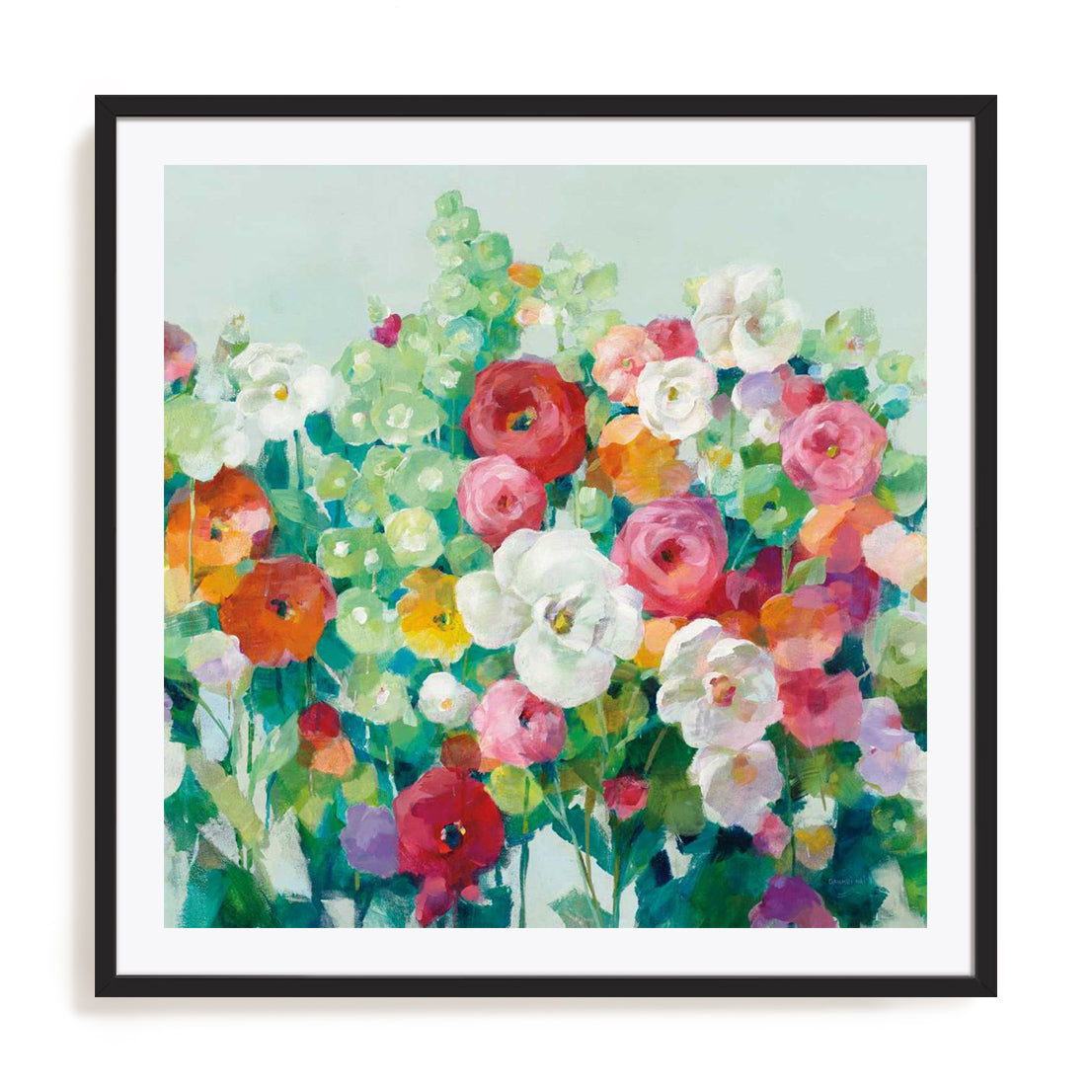 June Beauties Pale Blue Wall Art