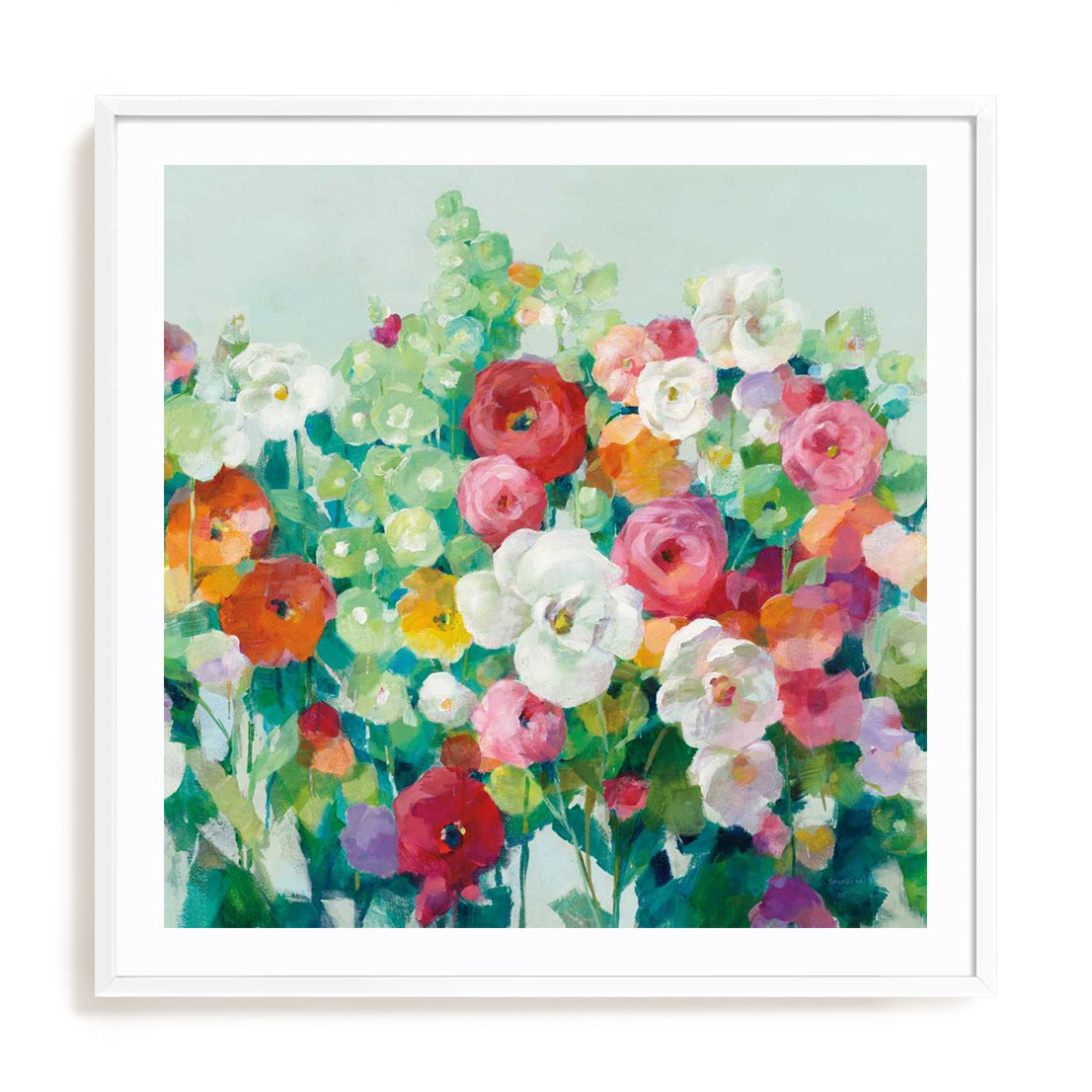 June Beauties Pale Blue Wall Art