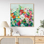 June Beauties Pale Blue Wall Art