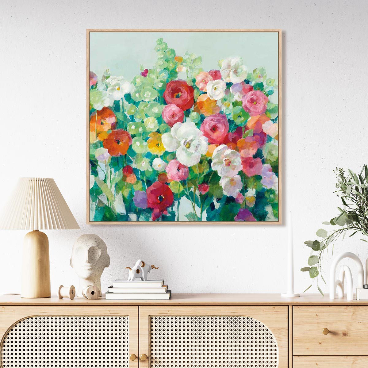June Beauties Pale Blue Wall Art