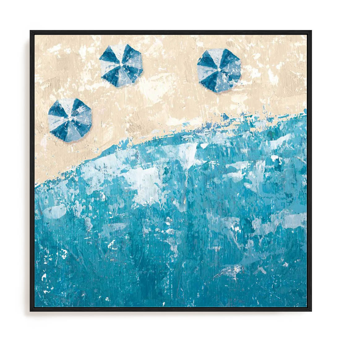 Beach Days Blue Wall Art