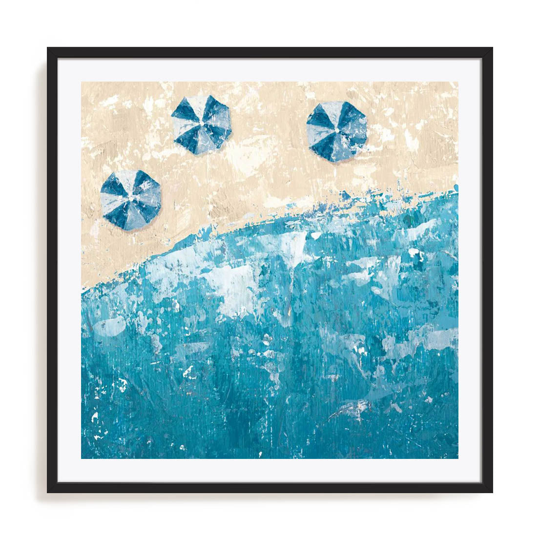 Beach Days Blue Wall Art