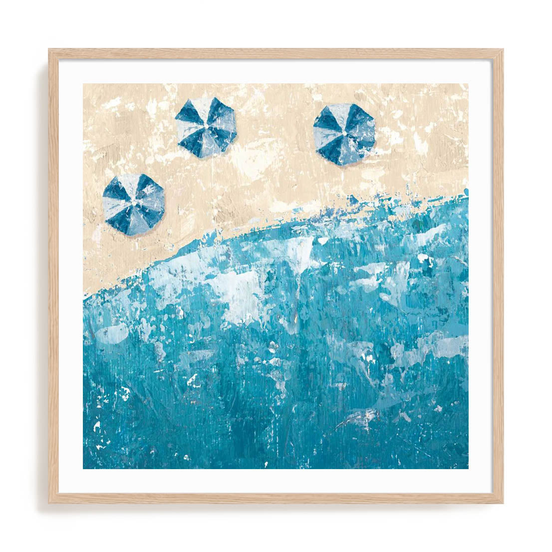 Beach Days Blue Wall Art