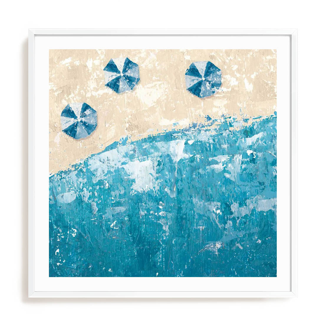 Beach Days Blue Wall Art