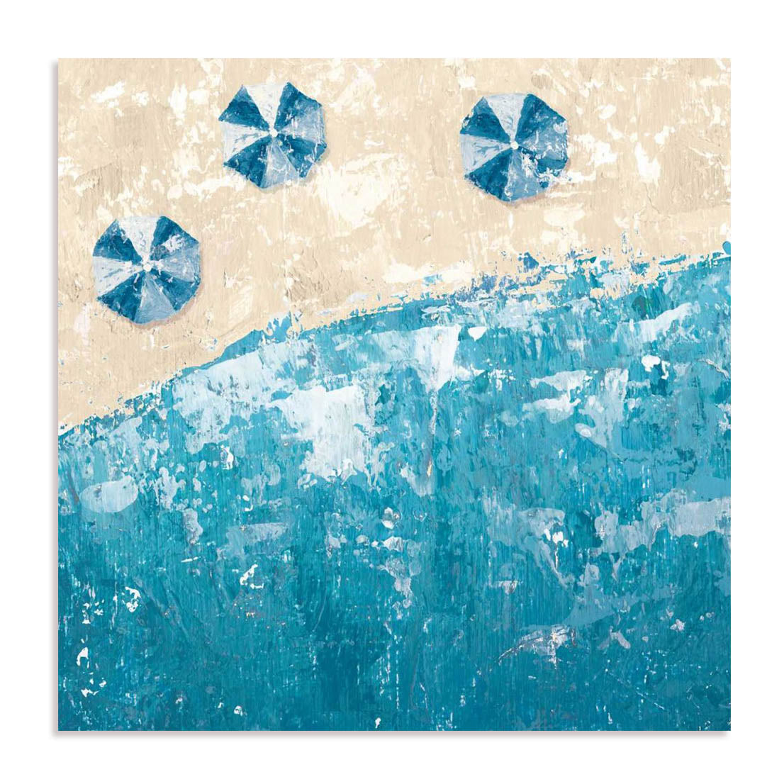 Beach Days Blue Wall Art