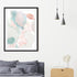 Sage and Pink Abstract I Crop Wall Art