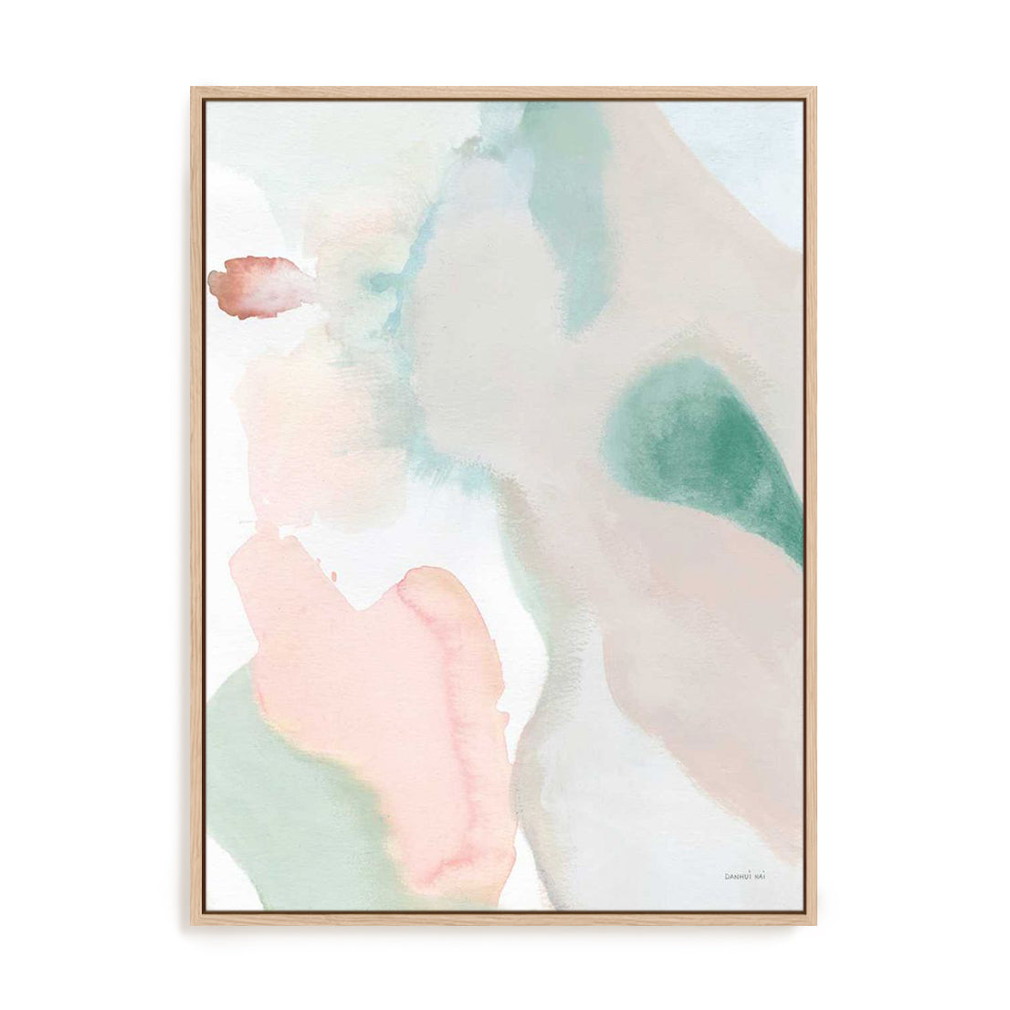 Sage and Pink Abstract II Wall Art