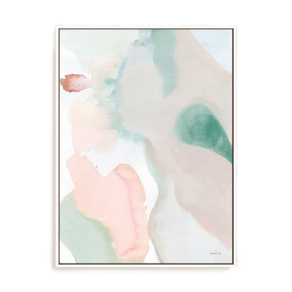 Sage and Pink Abstract II Wall Art