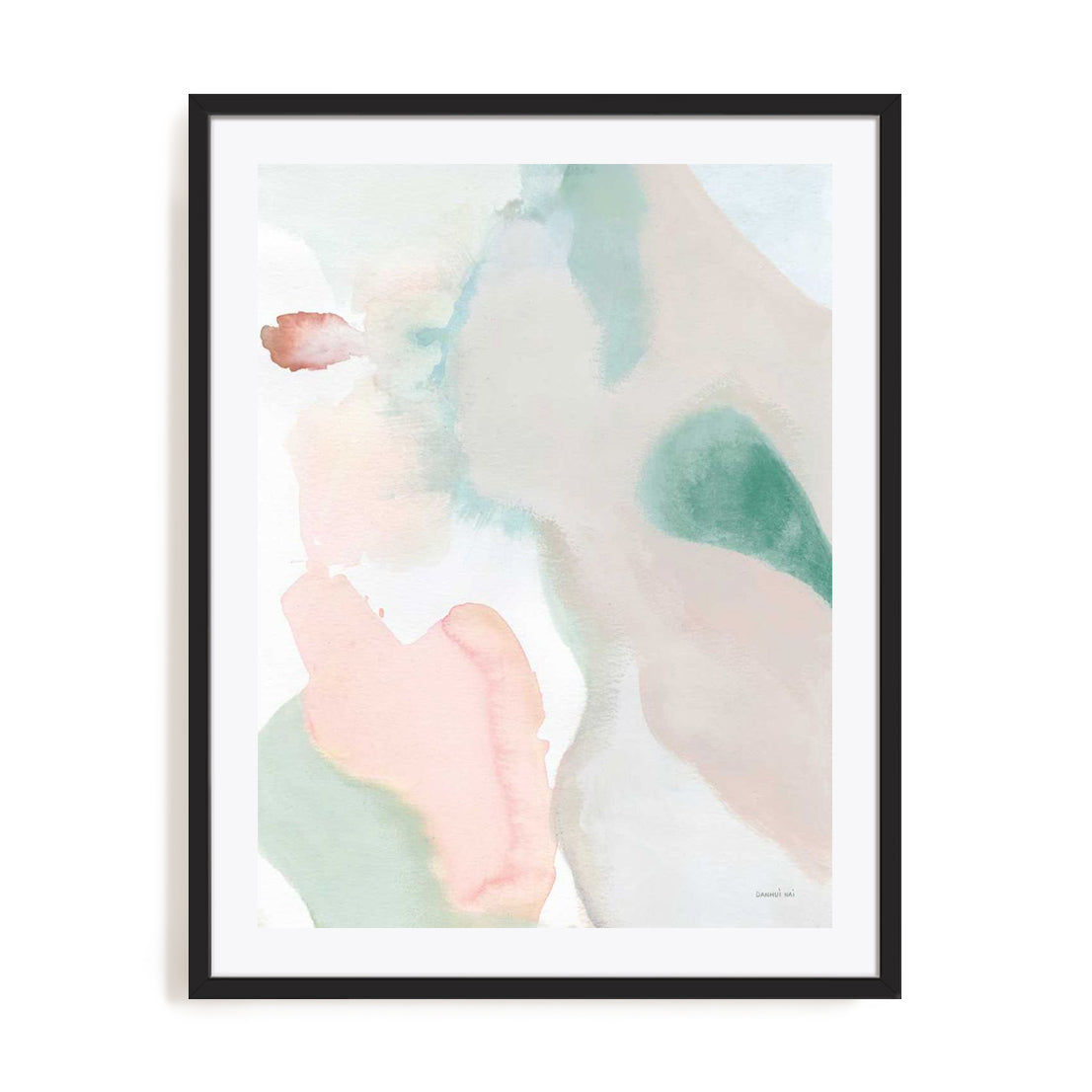 Sage and Pink Abstract II Wall Art