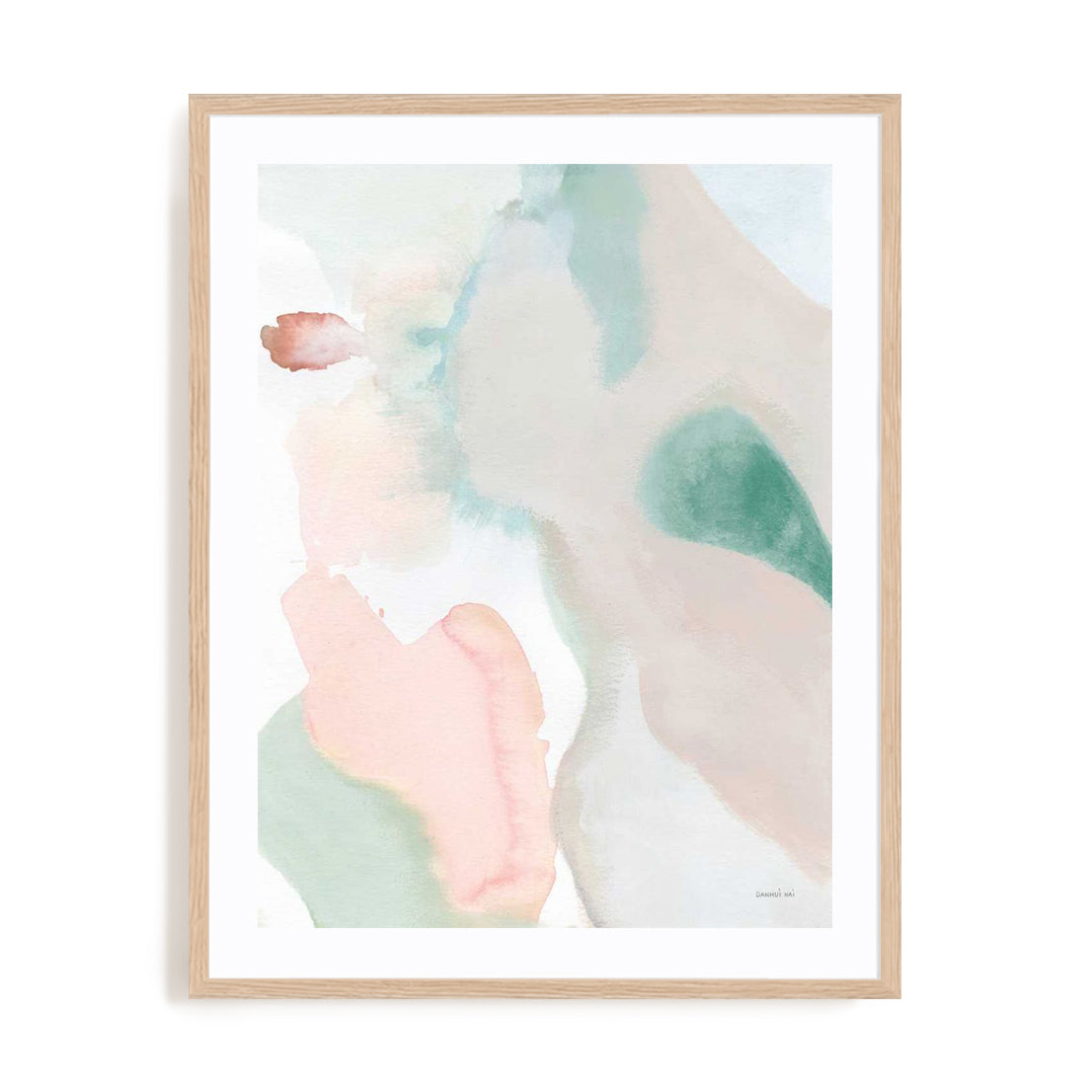Sage and Pink Abstract II Wall Art