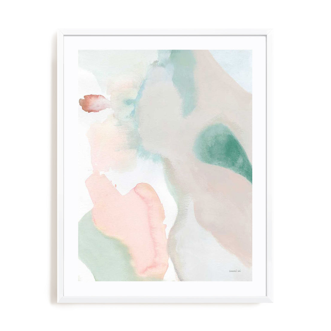 Sage and Pink Abstract II Wall Art