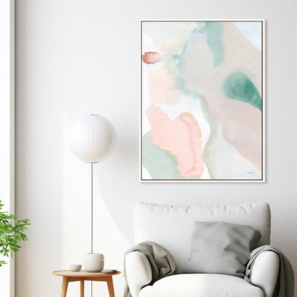 Sage and Pink Abstract II Wall Art