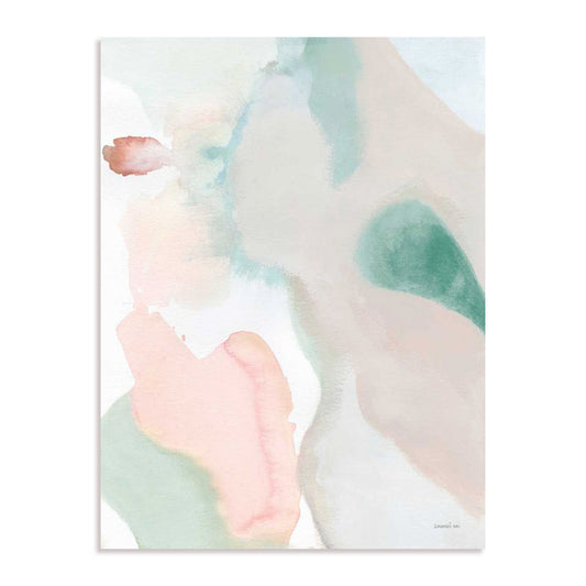 Sage and Pink Abstract II Wall Art