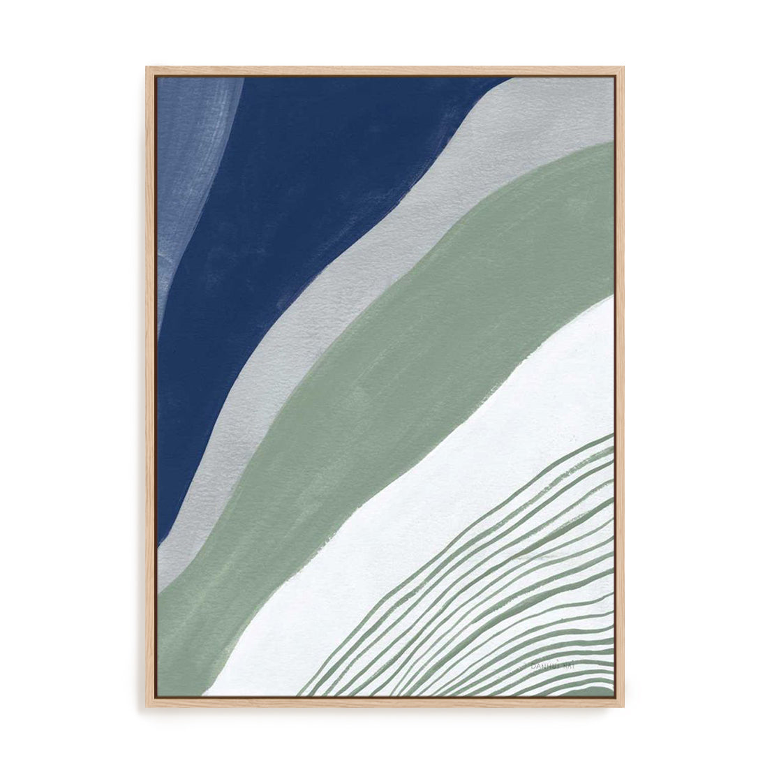 Blue Green Abstract IV Wall Art