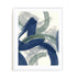 Navy Brushy Abstract II Wall Art